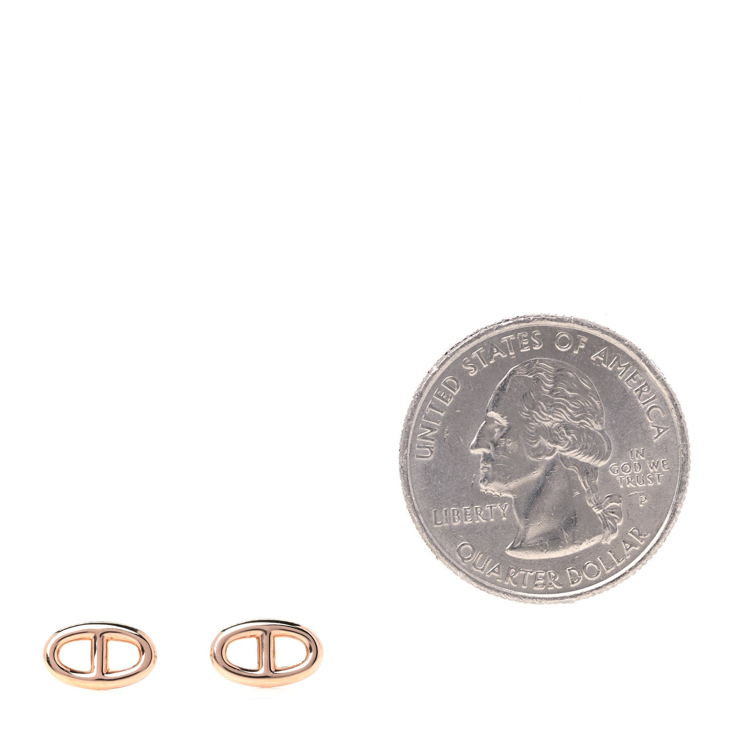 18K Rose Gold TPM Farandole Stud Earrings