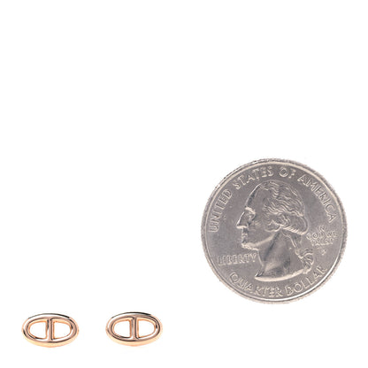 Hermes 18K Rose Gold TPM Farandole Stud Earrings 2 of 4