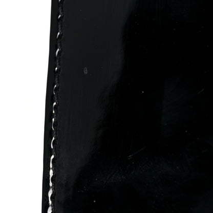 Louis Vuitton Patent Chain Louise MM Black 11 of 15