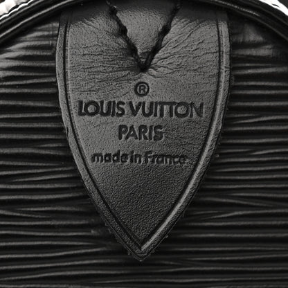 Louis Vuitton Epi Speedy 25 Black 6 of 12