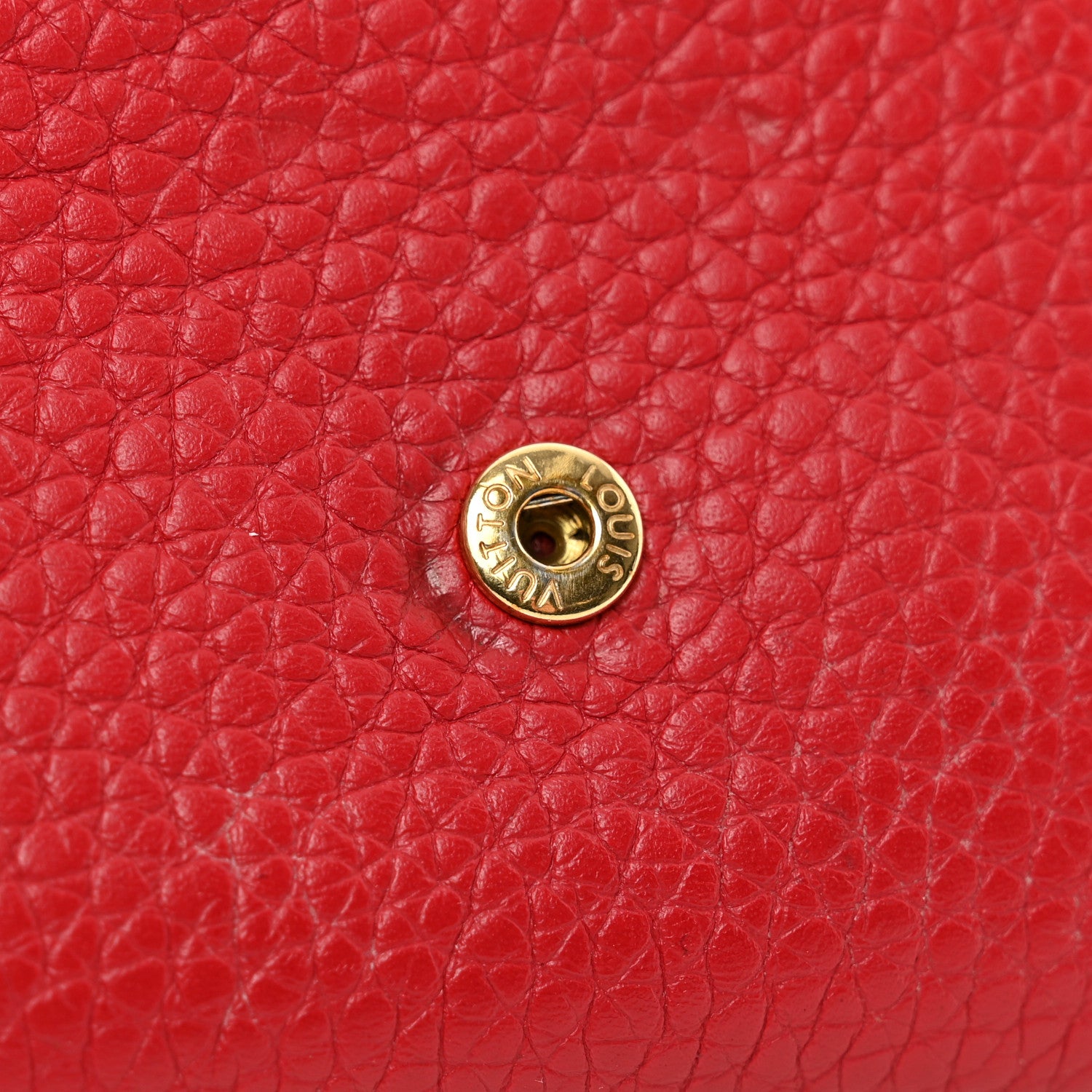 Louis Vuitton Taurillon Capucines Compact Wallet Scarlet 9 of 12