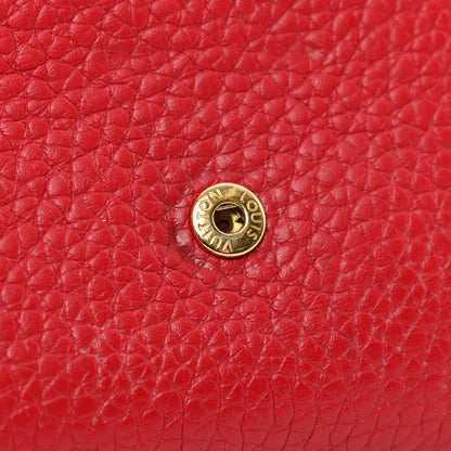 Louis Vuitton Taurillon Capucines Compact Wallet Scarlet 9 of 12