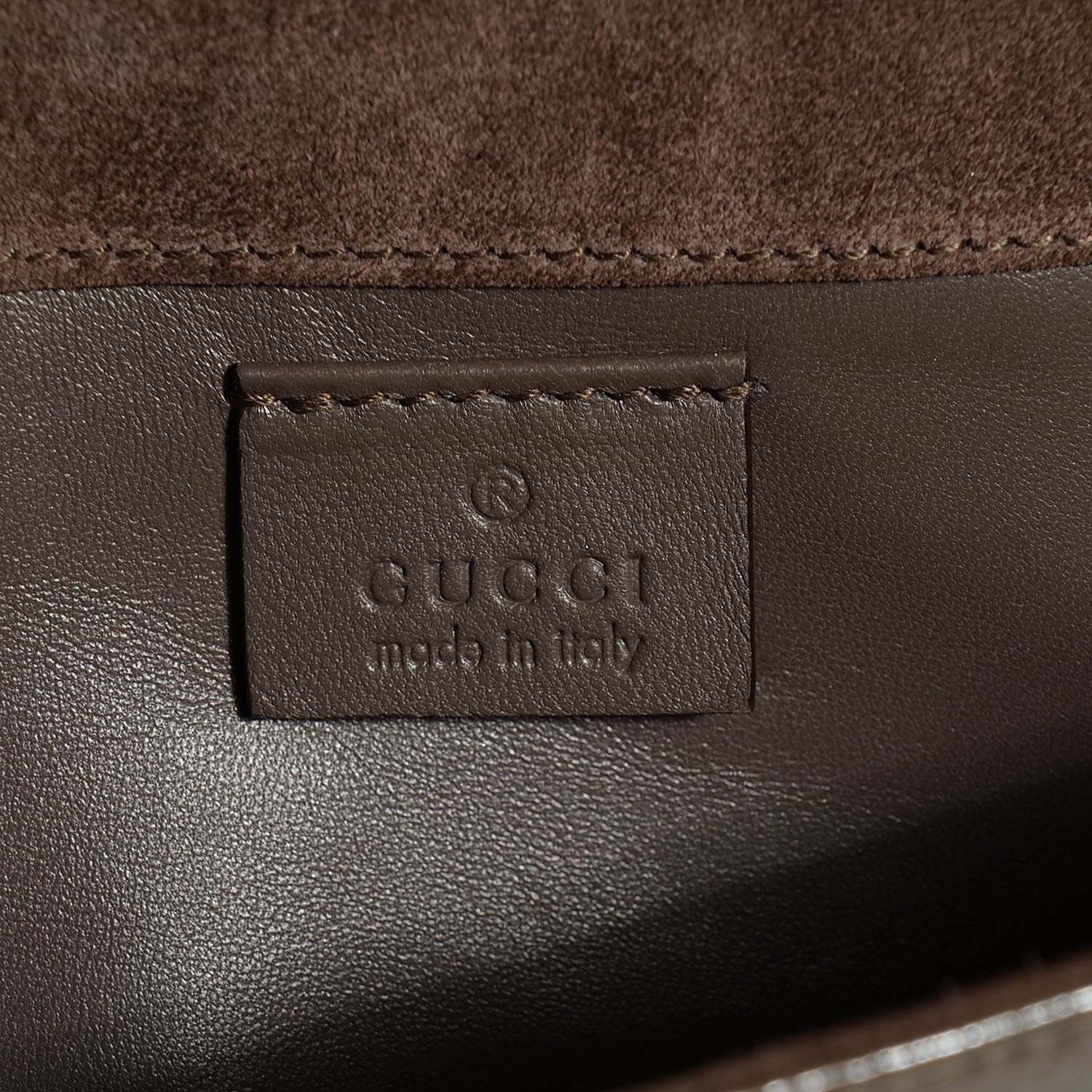 Gucci Patent Microguccissima Small Broadway Clutch Grey Field 6 of 8