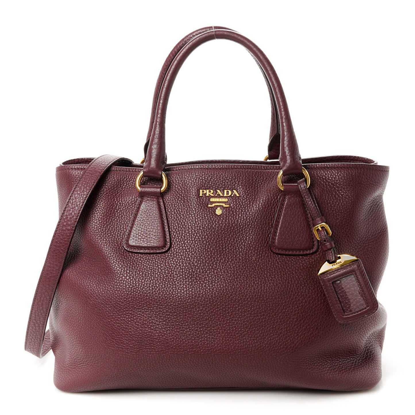 Vitello Daino Tote Granato