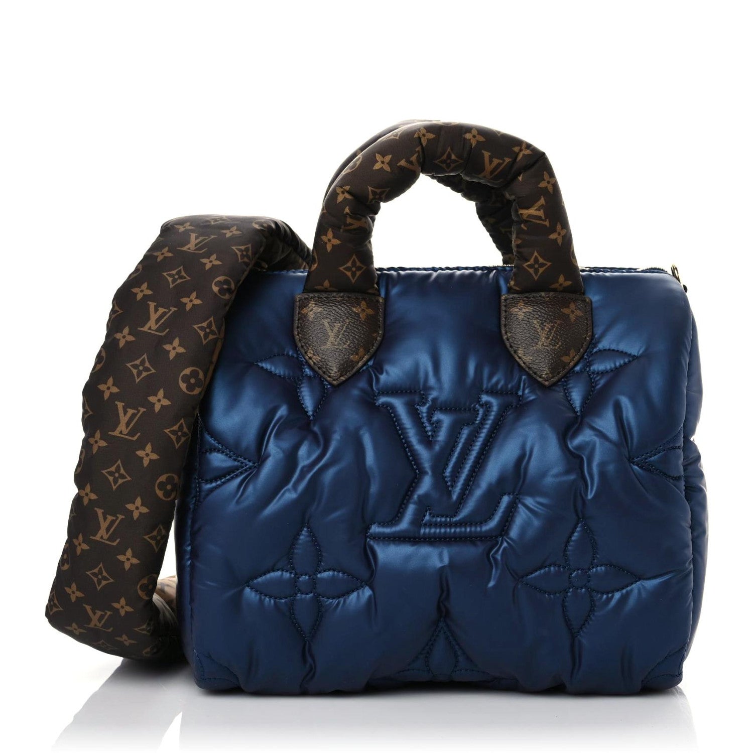 Louis Vuitton Econyl Mini Monogram Pillow Speedy Bandouliere 25 Navy 1 of 9