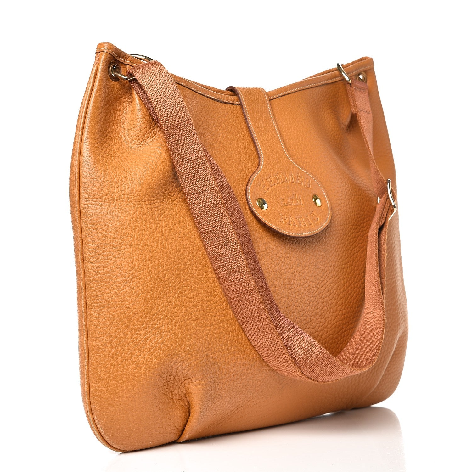 Hermes Taurillon Clemence Mini Rodeo Shoulder Bag Moutarde 3 of 16