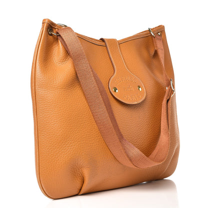Hermes Taurillon Clemence Mini Rodeo Shoulder Bag Moutarde 3 of 16