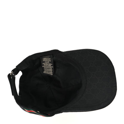 Gucci Monogram Web Baseball Hat XXL Black 6 of 8