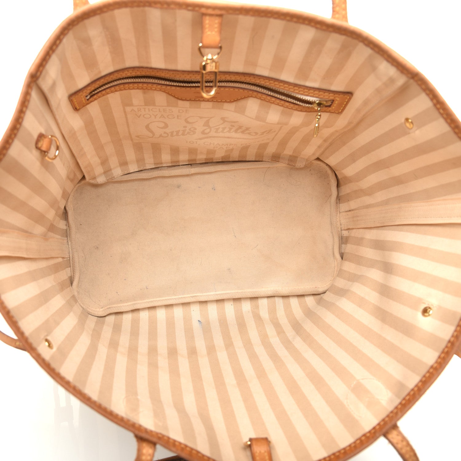 Louis Vuitton Monogram Rayures Neverfull MM 5 of 9