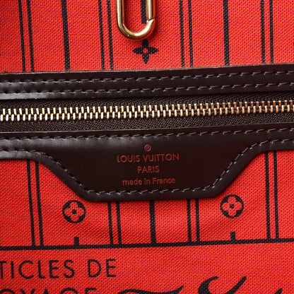 Louis Vuitton Damier Ebene Neverfull MM 5 of 8