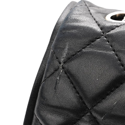 Chanel Lambskin Quilted Large Pagode Piping Flap Black 11 of 11