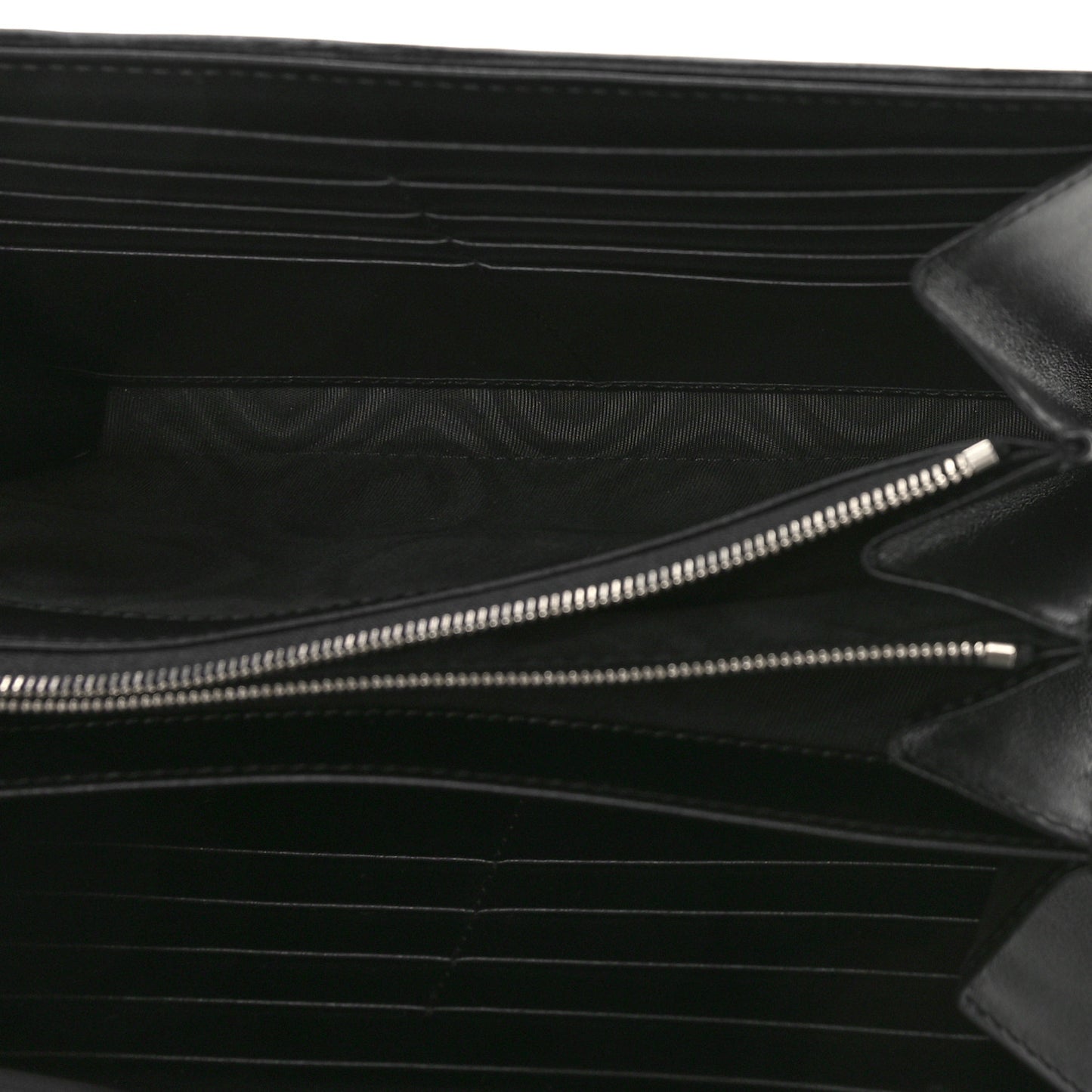 Calfskin Matelasse Aria GG Marmont Chain Wallet Black
