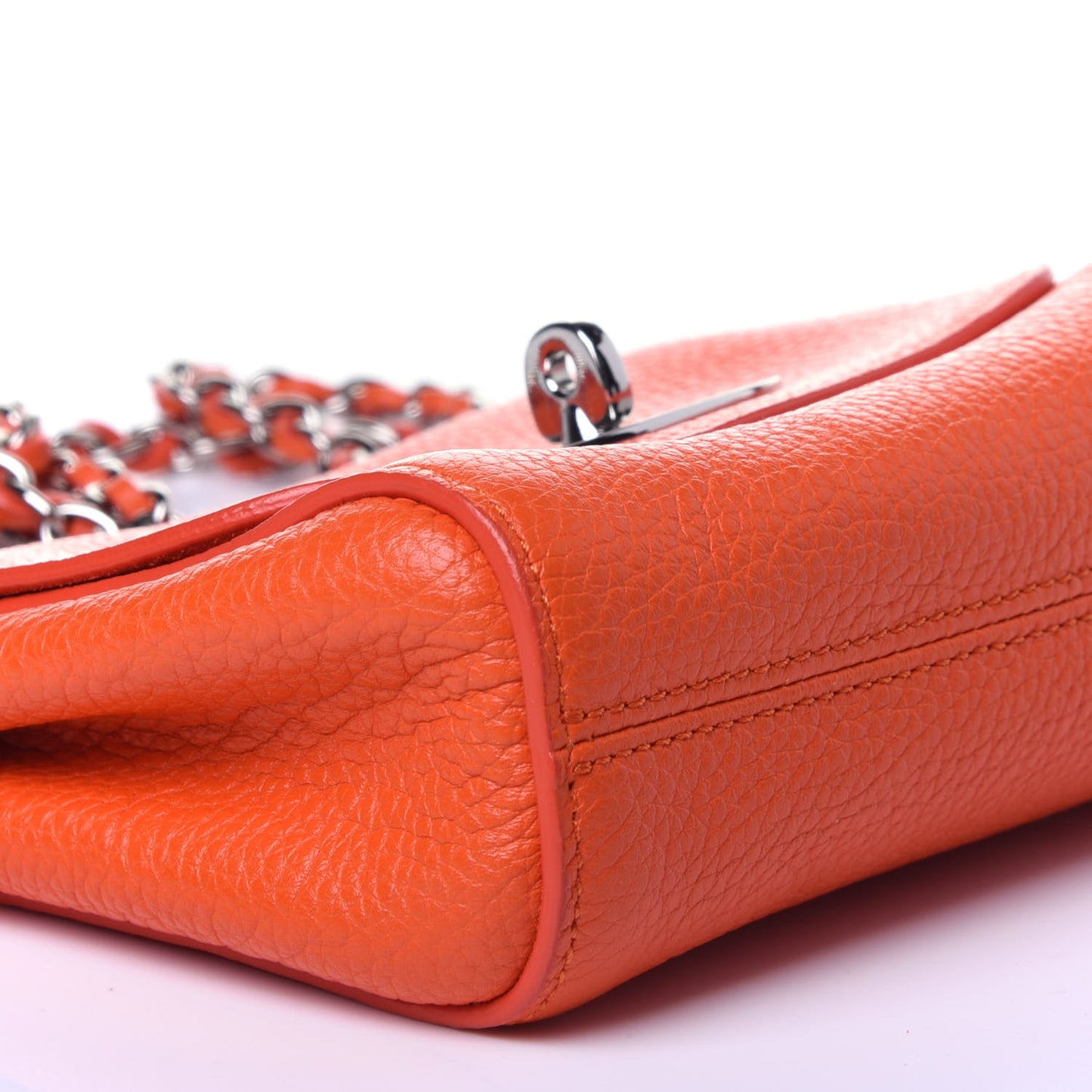 Small Classic Grain Calfskin Mini Lily Manadrin