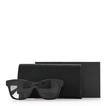 Chanel Acetate Polarized Pearl CC Square Sunglasses 5482-H-A Black 8 of 8