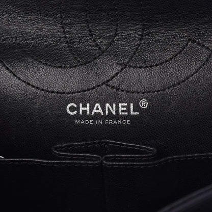 Chanel Metallic Aged Calfskin Quilted 2.55 Reissue 226 Flap So Black 6 of 10