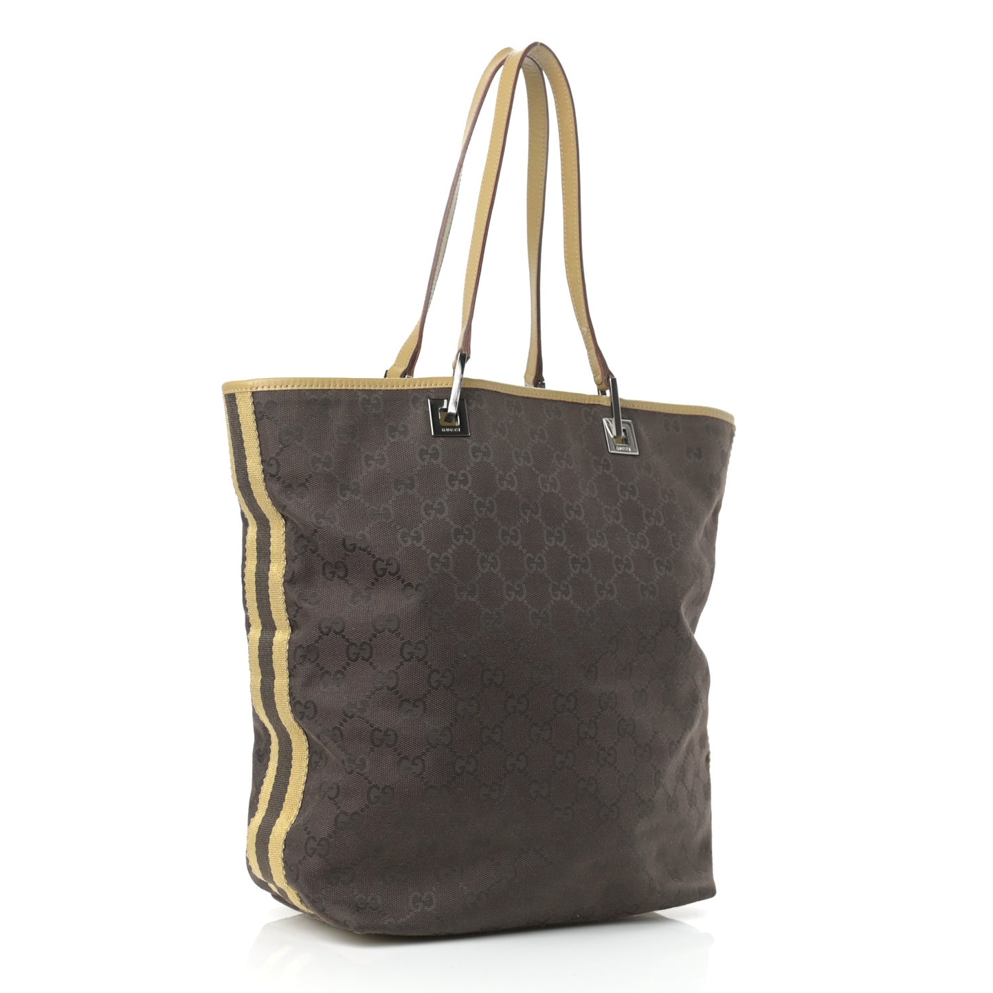 Monogram Bucket Tote Brown