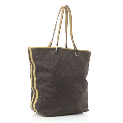 Gucci Monogram Bucket Tote Brown 3 of 12