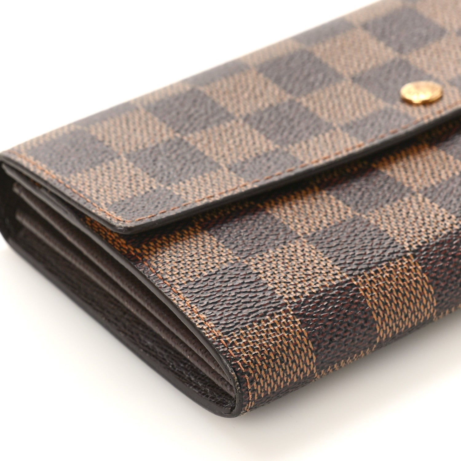 Louis Vuitton Damier Ebene Sarah Wallet 7 of 9