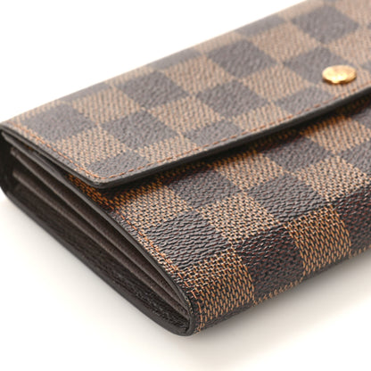 Louis Vuitton Damier Ebene Sarah Wallet 7 of 9