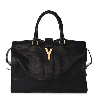 Saint Laurent Sheepskin Large Cabas ChYc Black 1 of 14
