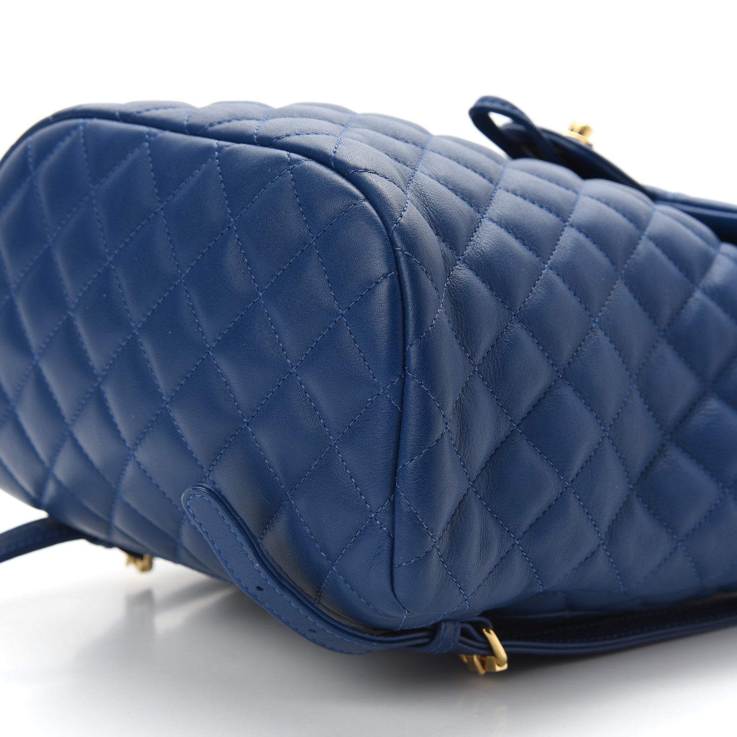 Chanel Lambskin Quilted Small Urban Spirit Backpack Blue 9 of 9