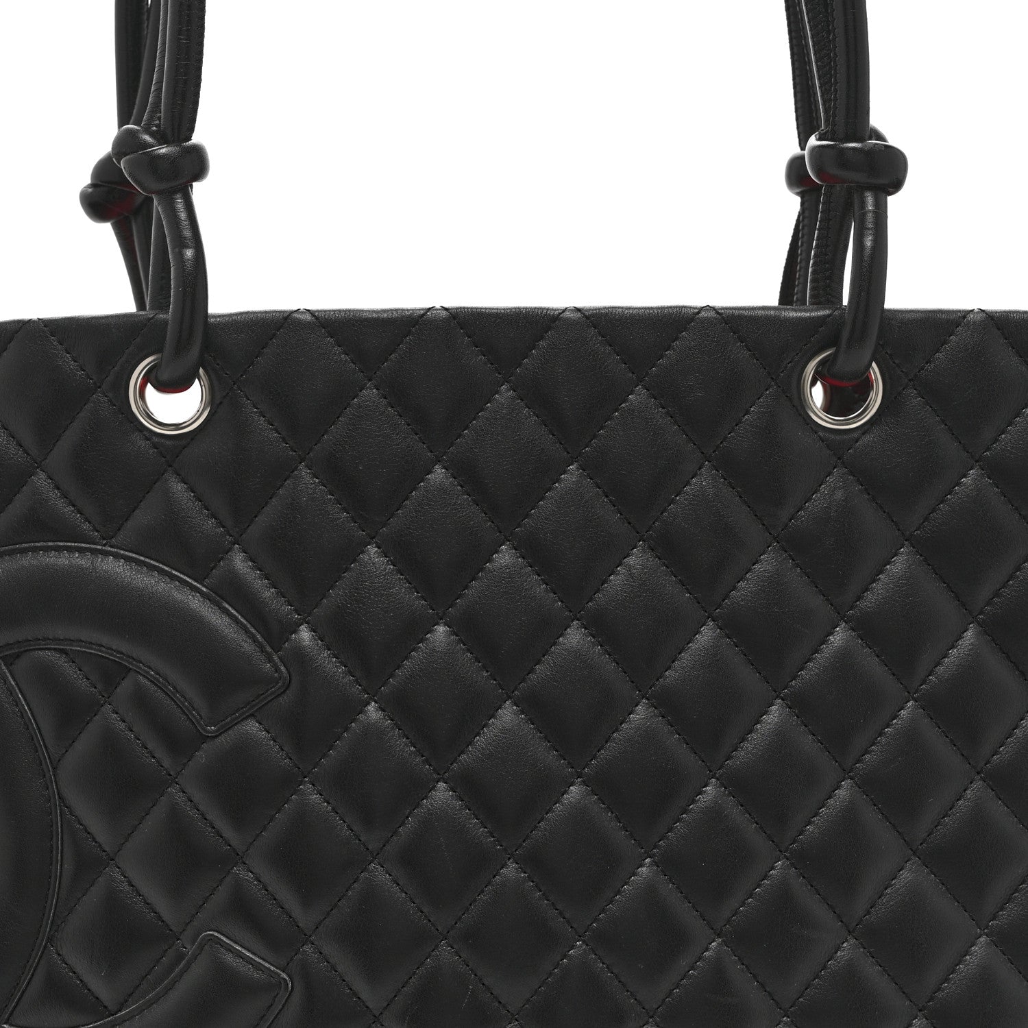 Chanel Calfskin Quilted Large Cambon Tote Black 8 of 10