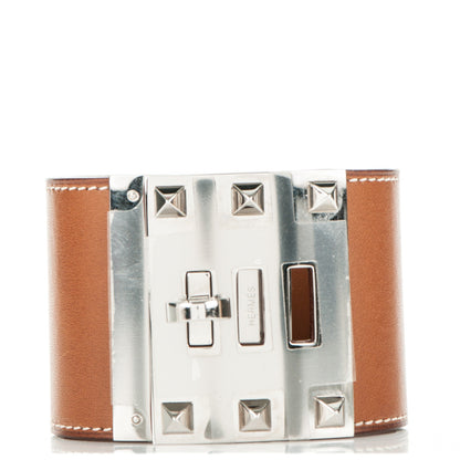 Hermes Natural Barenia Extreme Kelly Bracelet S Fauve 1 of 6