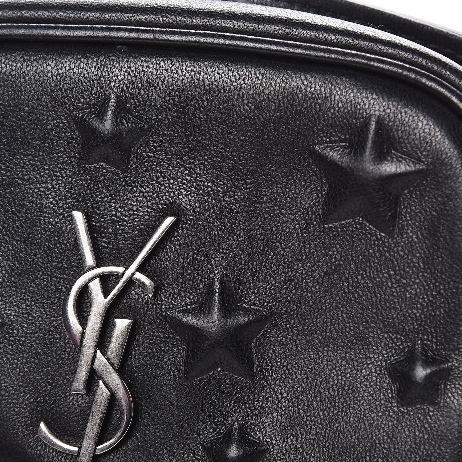 Saint Laurent Nappa Embossed Star Monogram Blogger Bag Black 9 of 13