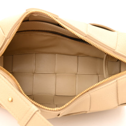 Bottega Veneta Grained Calfskin Maxi Intrecciato Cassette Crossbody Bag Porridge 5 of 9