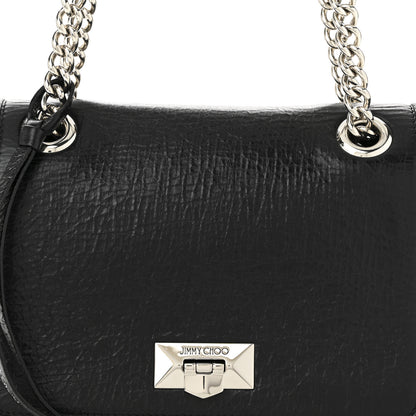 Jimmy Choo Soft Vintage Goatskin Helia Top Handle Bag Black 7 of 9