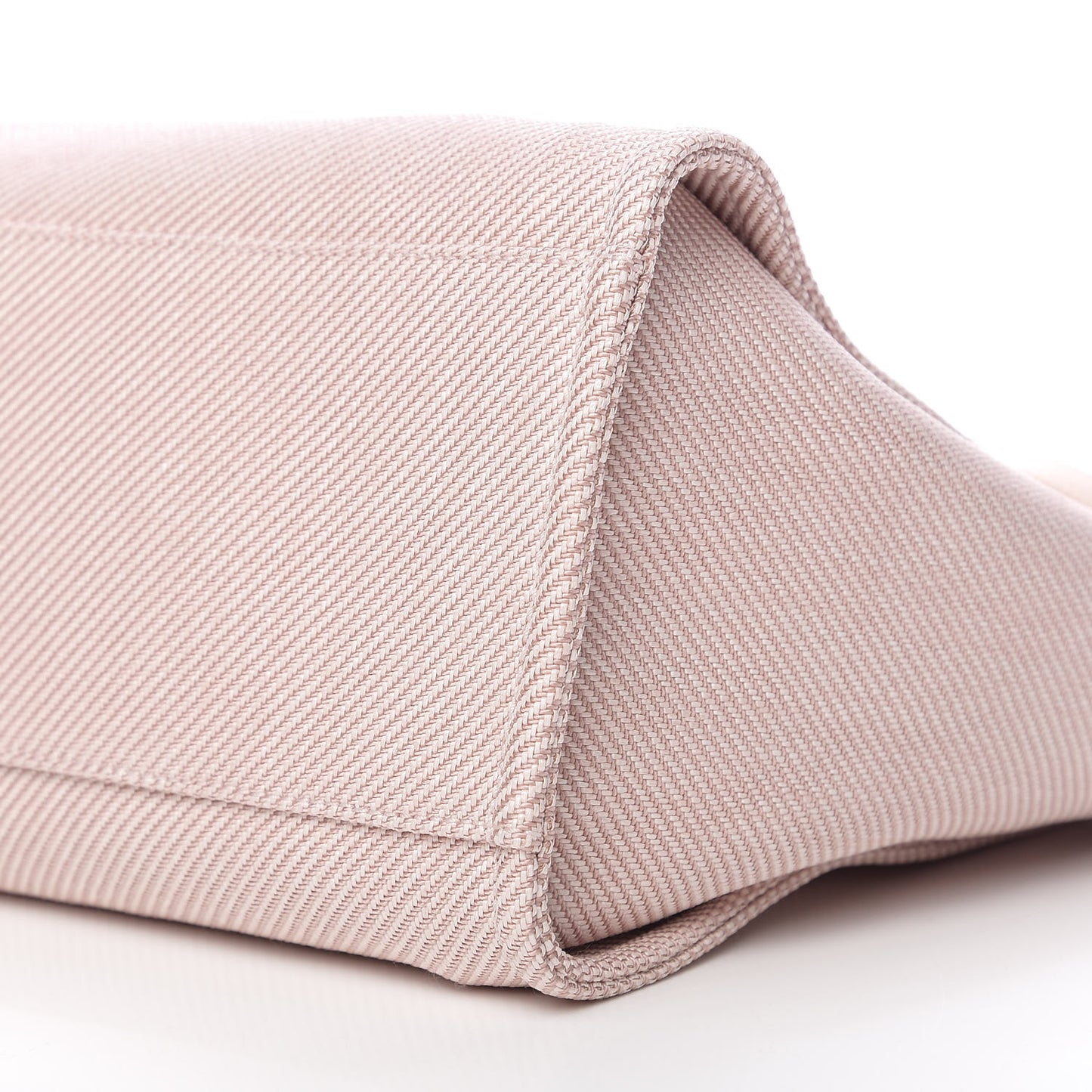 Mixed Fibers Calfskin Medium Deauville Tote Beige