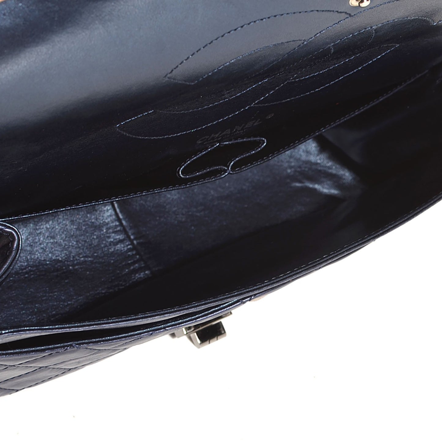 Metallic Calfskin 2.55 Reissue Flap 227 Blue