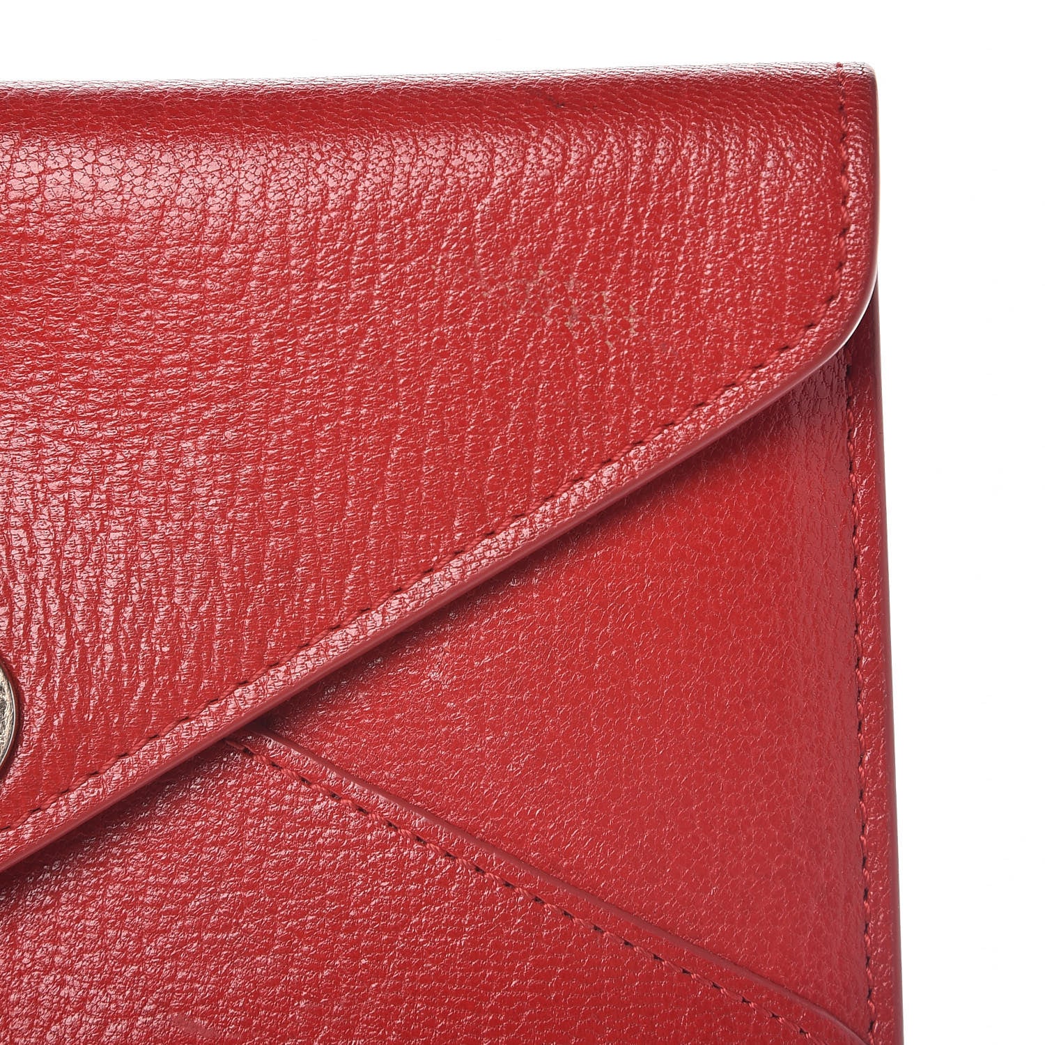 Mulberry Shiny Goatskin Envelope Wallet Bright Red 7 of 9