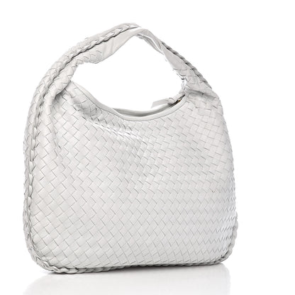 Bottega Veneta Nappa Intrecciato Medium Veneta Hobo White 3 of 9