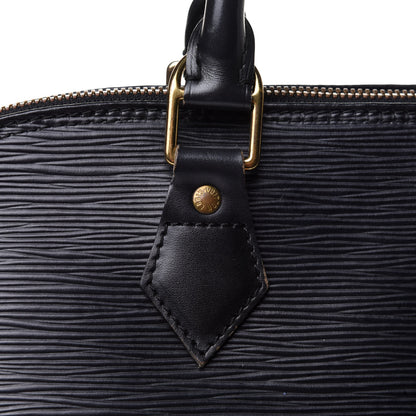 Louis Vuitton Epi Alma PM Black 7 of 11