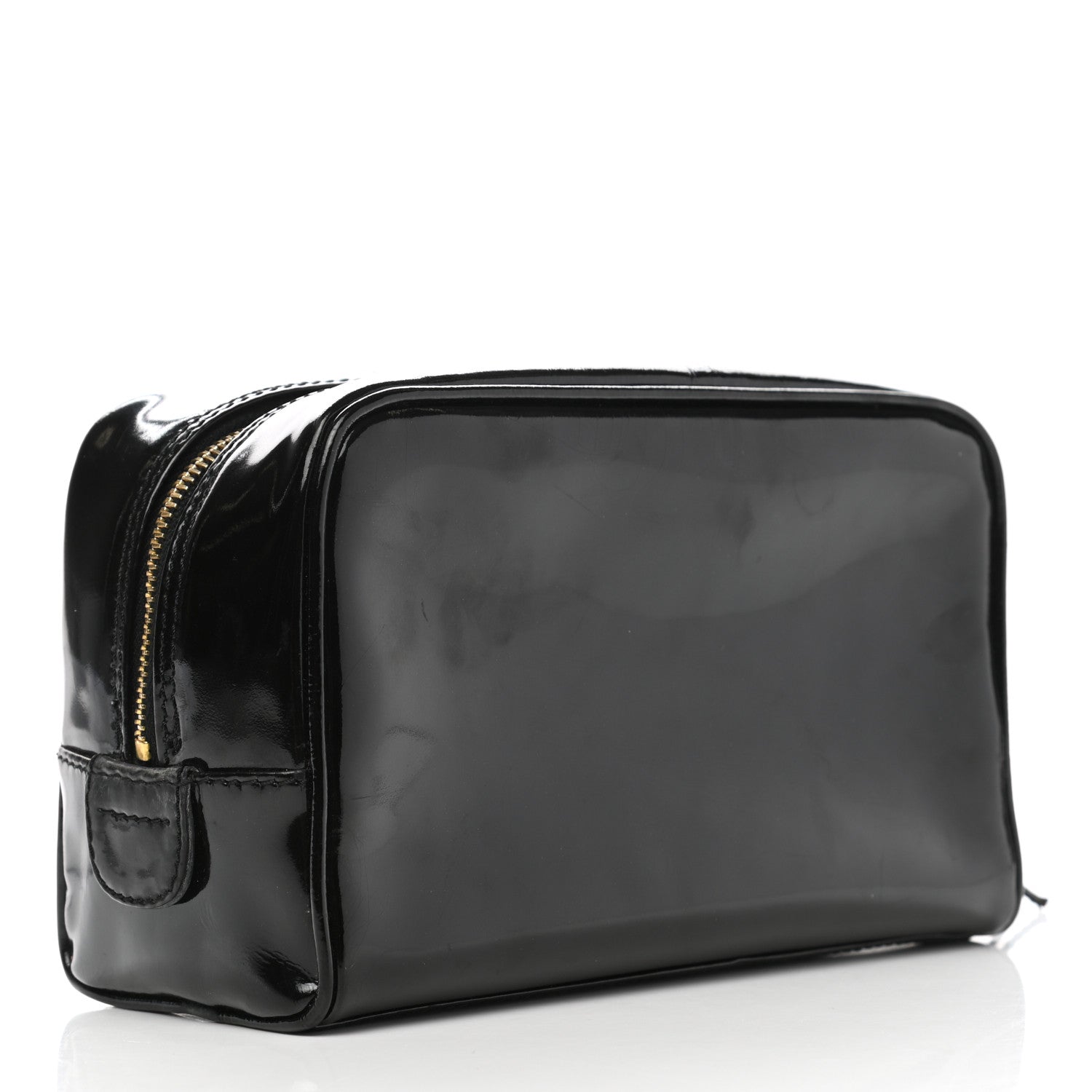 Chanel Patent Timeless CC Cosmetic Pouch Black 3 of 12