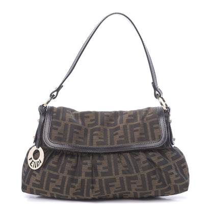 Fendi Zucca Small Chef Shoulder Bag Tobacco 1 of 10