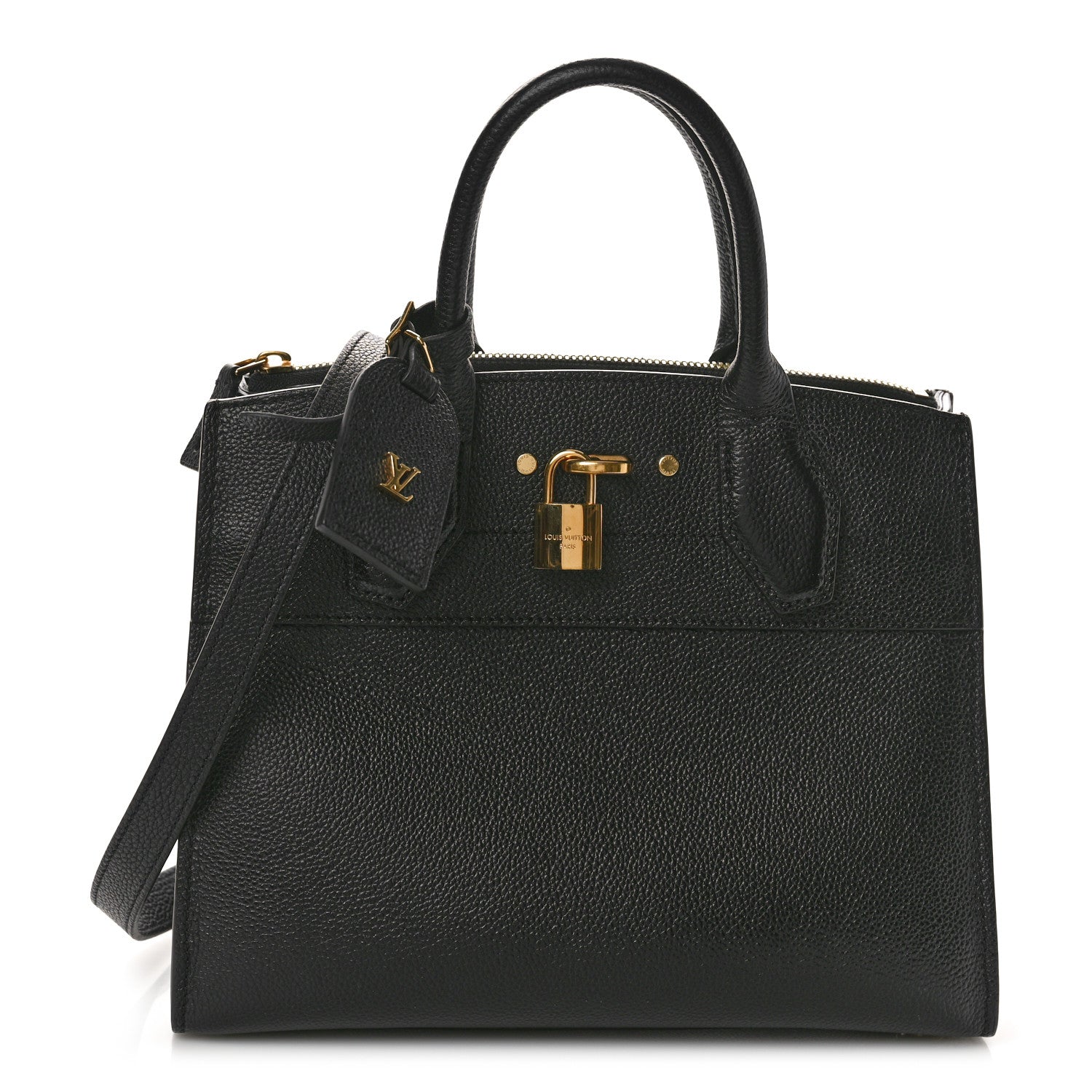 Louis Vuitton Taurillon City Steamer PM Black 1 of 11