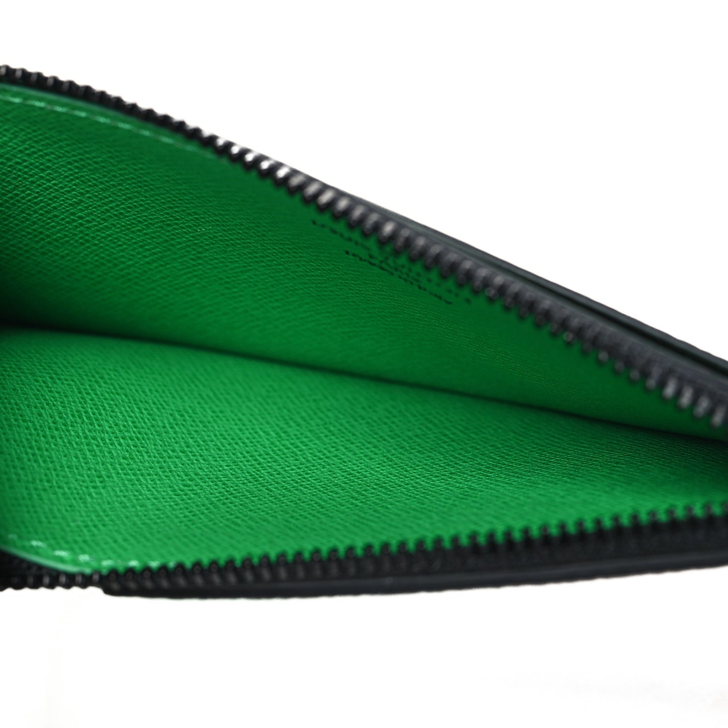 Monogram Calfskin Coin Card Holder Green
