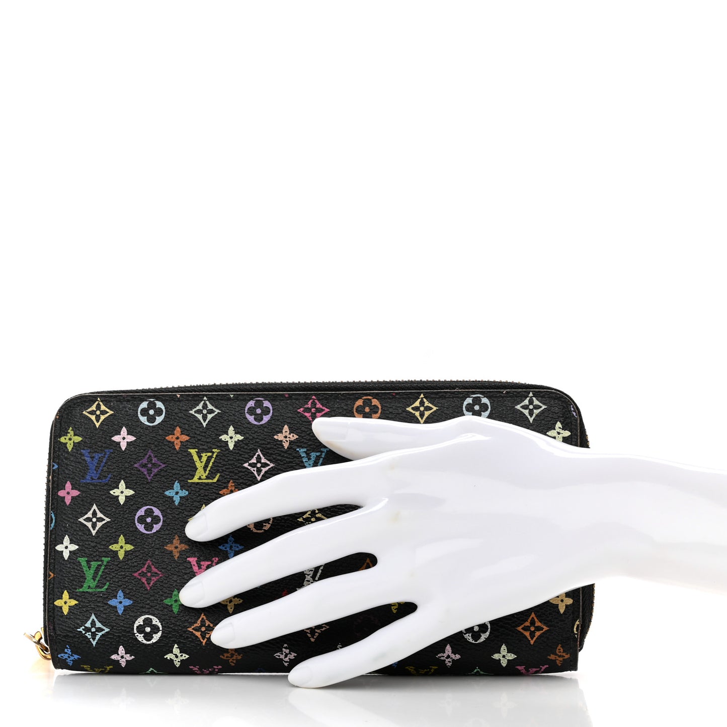 Monogram Multicolor Zippy Wallet Black Grenade