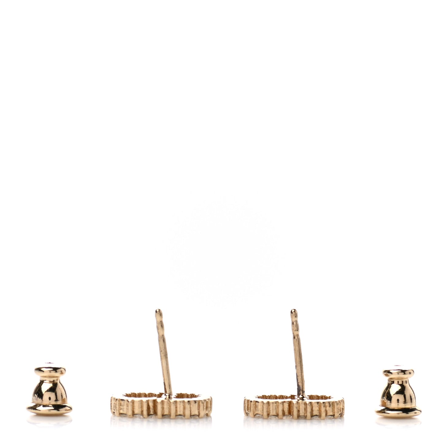 Crystal Clair D Lune Earrings Gold