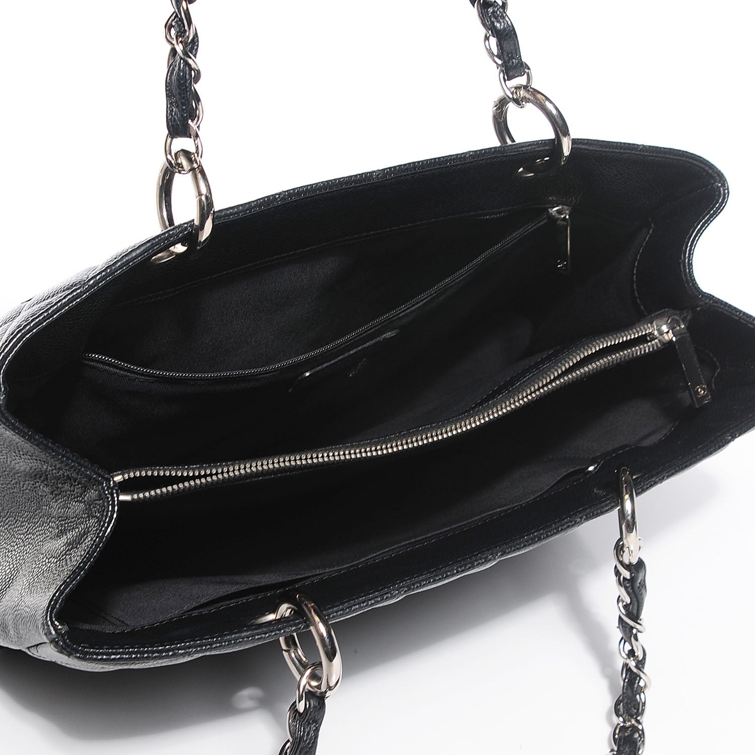 Chanel Caviar Quilted Grand Shopping Tote GST Black 5 of 7