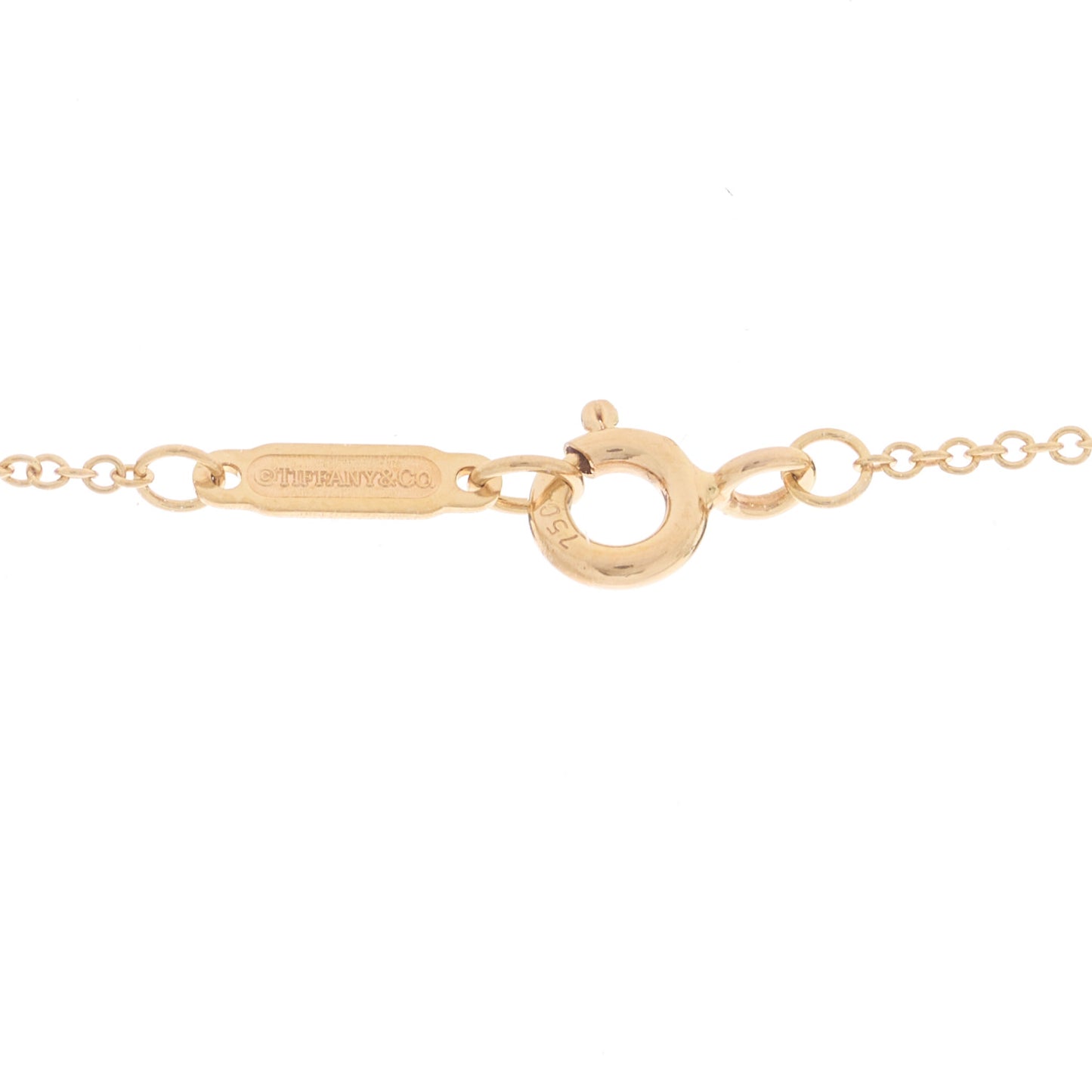 18K Rose Gold Return To Tiffany Heart Key Pendant Necklace