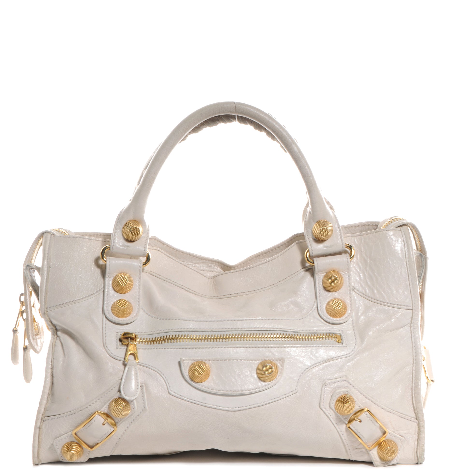 Balenciaga Agneau Giant 21 Gold Hardware City White 1 of 16