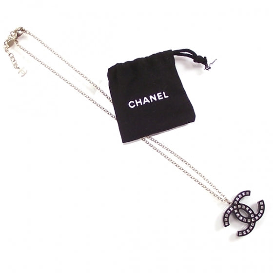 Crystal CC Necklace Gold