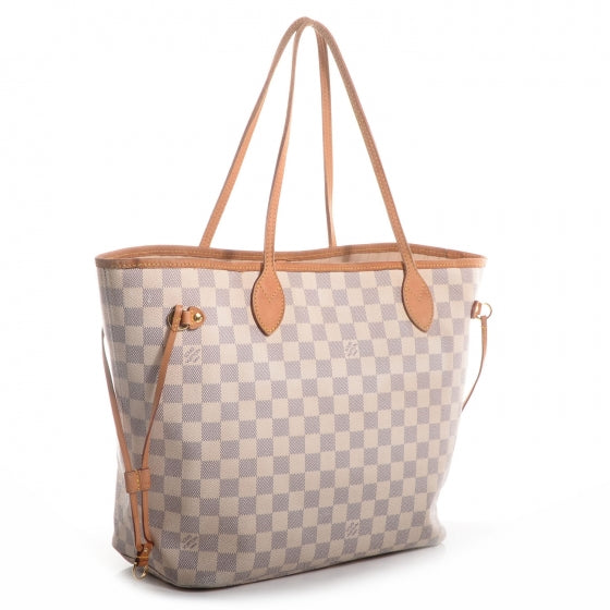 Louis Vuitton Damier Azur Neverfull MM 3 of 9