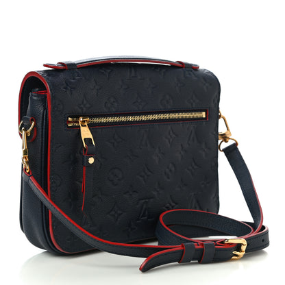 Louis Vuitton Empreinte Pochette Metis Marine Rouge 3 of 9