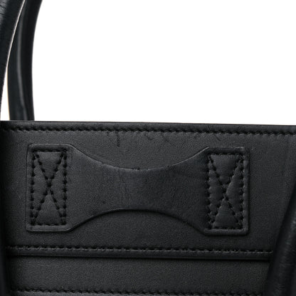 Celine Baby Grained Calfskin Nubuck Tri-Color Micro Luggage Iceberg 9 of 26