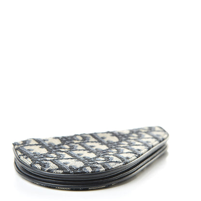 Christian Dior Oblique Saddle Coin Purse Blue 4 of 8