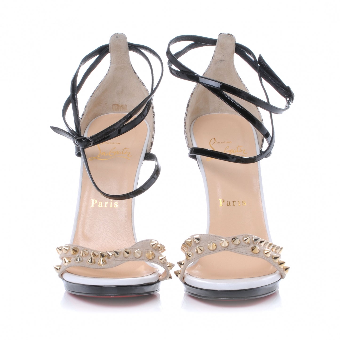 Patent Velour Monocronana 120 Sandals 37